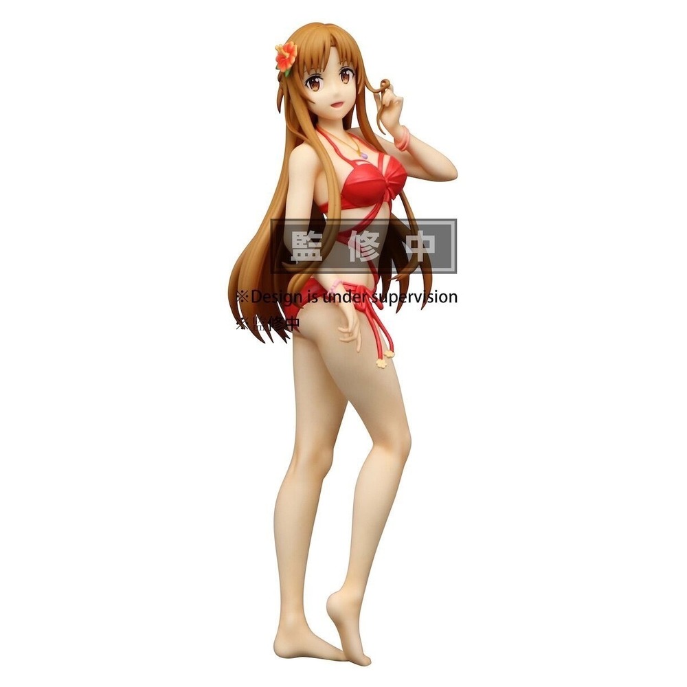 SEGA Sword Art Online Asuna Bikini Figure Red Swimsuit US Seller